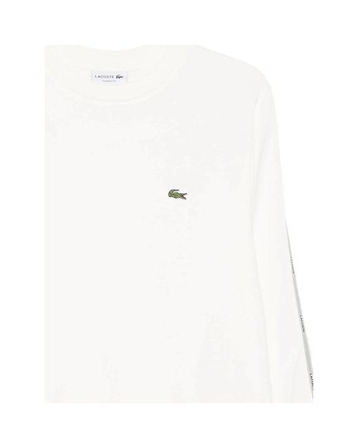Lacoste White Sweatshirts for men