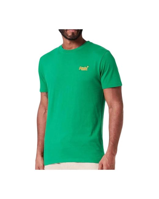 Superdry Tops ,Groen ,Katoen Vintage Graphic Soda Pop T-Shirt in het Green voor heren