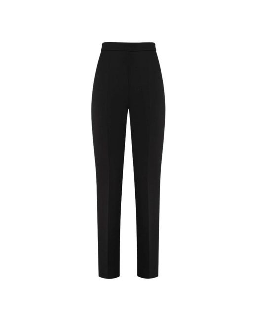 Slim-Fit Trousers Sportmax de color Black