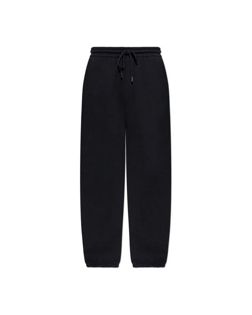 Jacquemus Sweatpants Met Patch in het Black voor heren