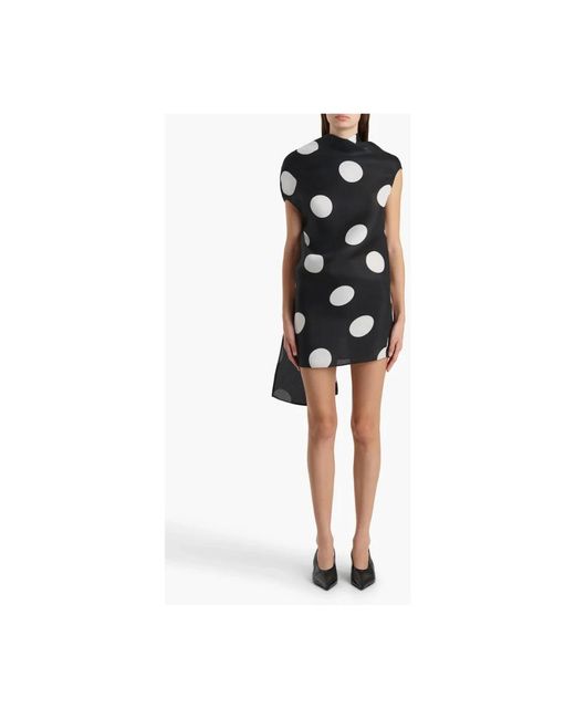 Khaite Black Short Dresses