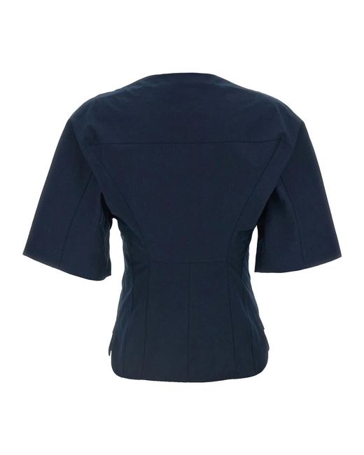 Jacquemus La Chemise Moisson in het Blue