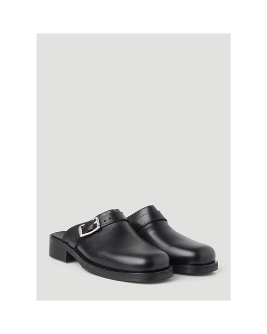 Our Legacy Black Mules for men
