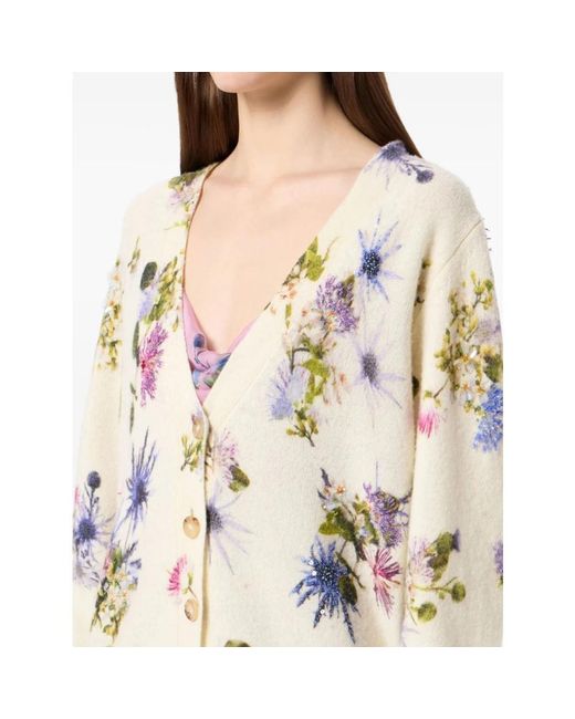 Blumarine Stijlvolle Sweaters Collectie in het Natural