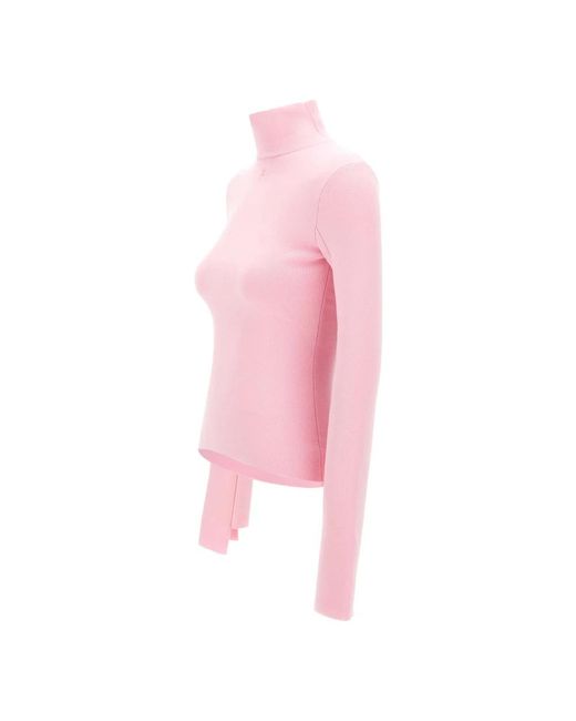 Courreges Pink Turtlenecks