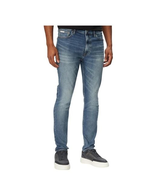 Calvin Klein Blue Skinny Jeans for men