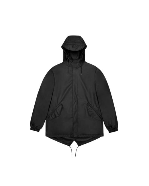 Rain Jackets Rains en coloris Black
