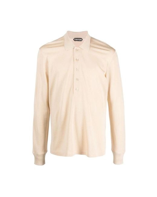 Tom Ford Natural Polo Shirts for men