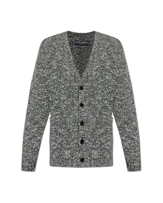 Cardigans Dolce & Gabbana de hombre de color Gray