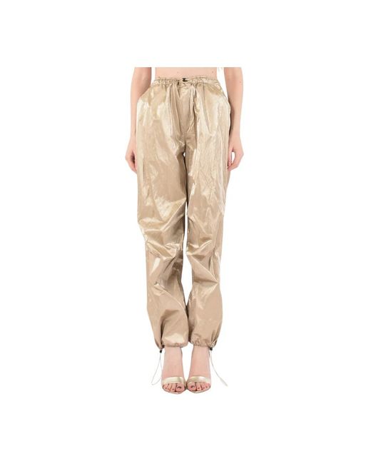 Just Cavalli Natural Straight Trousers