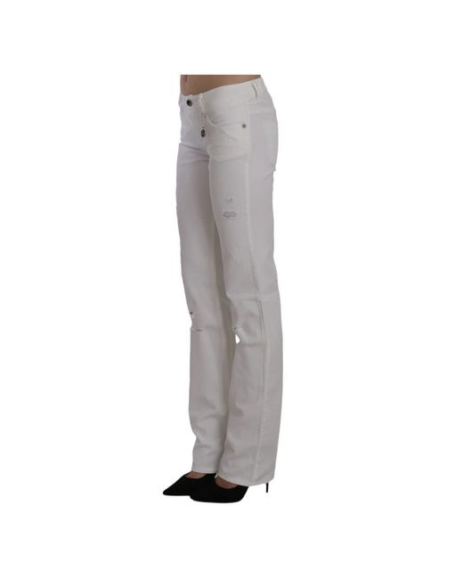 CoSTUME NATIONAL Gray Straight Fit Jeans