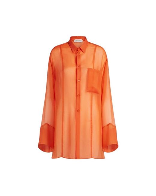 Alberta Ferretti Orange Tunics