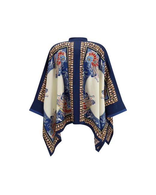 LaDoubleJ Overhemden ,Veelkleurig ,Foulard Shirt in het Blue