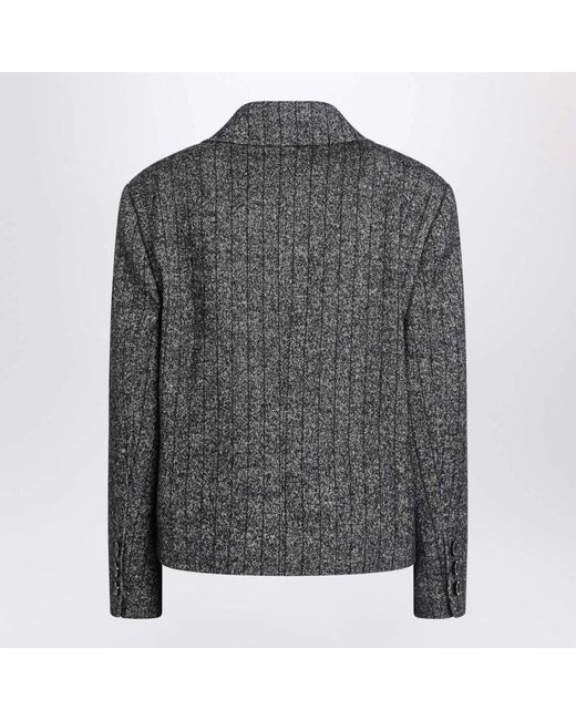 Dolce & Gabbana Gray Blazers