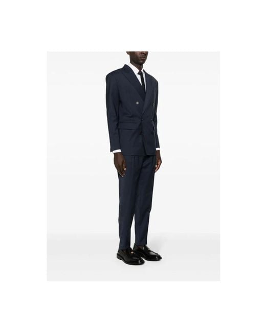 Double Breasted Suits di DSquared² in Blue da Uomo