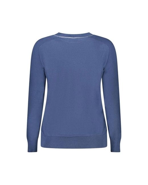 North Sails Blue Round-Neck Knitwear