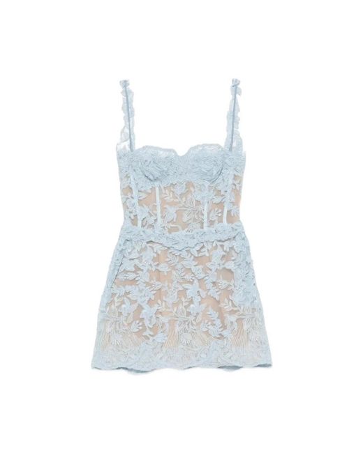 Ermanno Scervino Blue Party Dresses