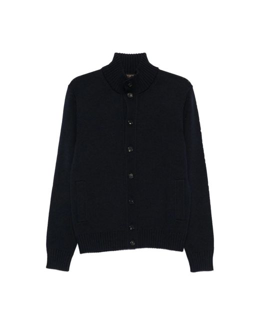 Cardigans Zanone pour homme en coloris Black