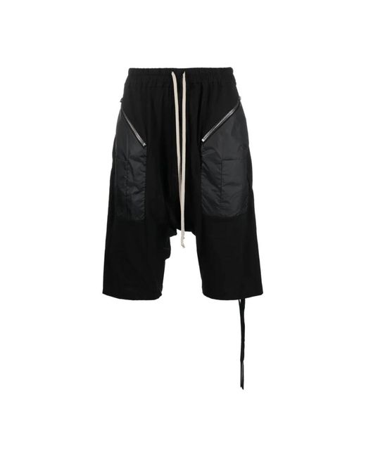 Rick Owens Strobe cargo pods - stilvolle und vielseitige shorts in Black für Herren