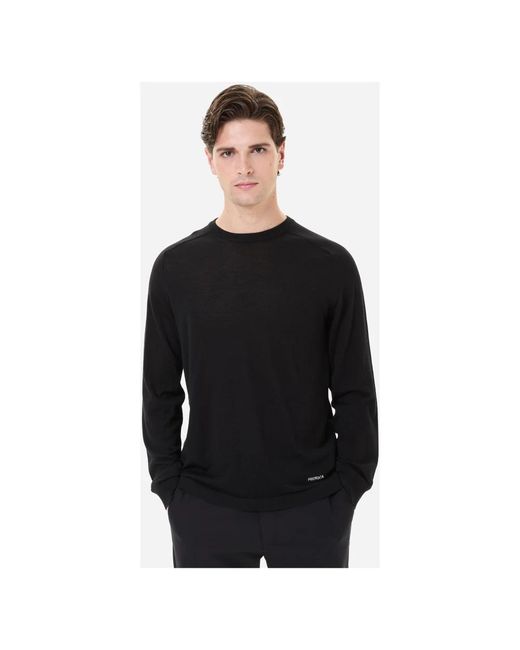 Premiata Black Round-Neck Knitwear for men