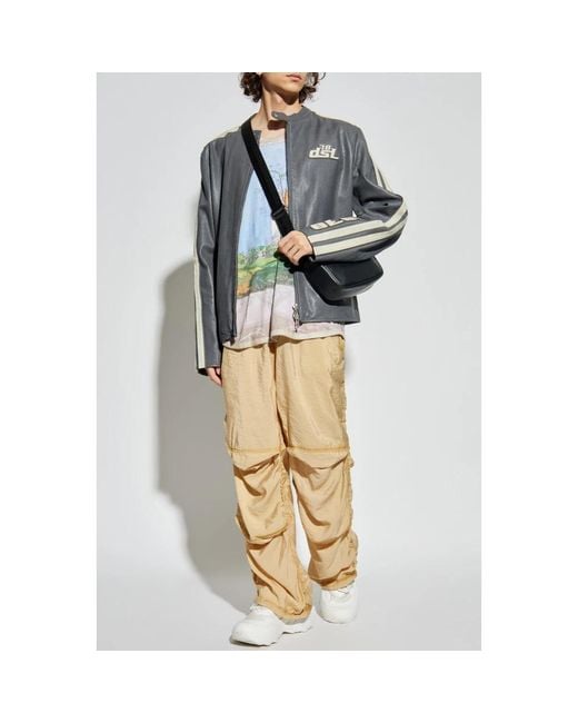 DIESEL Natural P-Daily Layered Drawstring Trousers for men