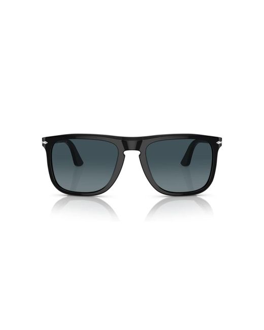 Persol Quadratische piloten-sonnenbrille mit blauem verlaufsglas in Blue für Herren