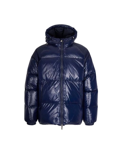 Pyrenex Fitness ,Blauw ,Sten Hooded Down Jacket in het Blue