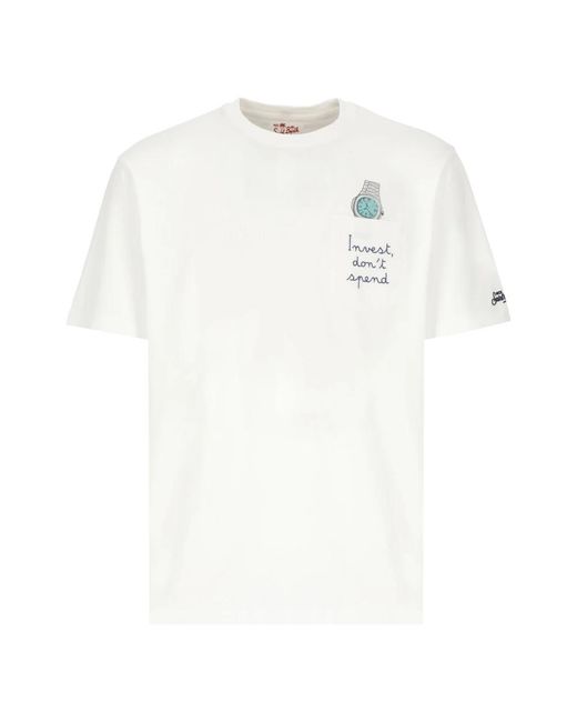 Mc2 Saint Barth White T-Shirts for men