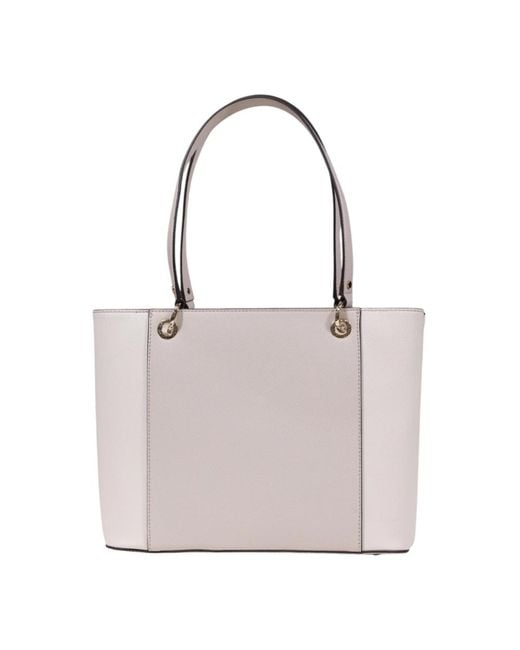 Guess Pink Strukturierte Und Geräumige Tote Bag