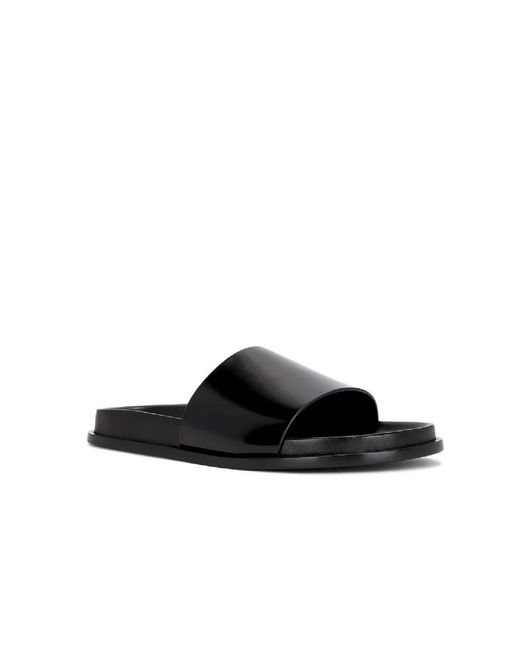 Saint Laurent Black Sliders