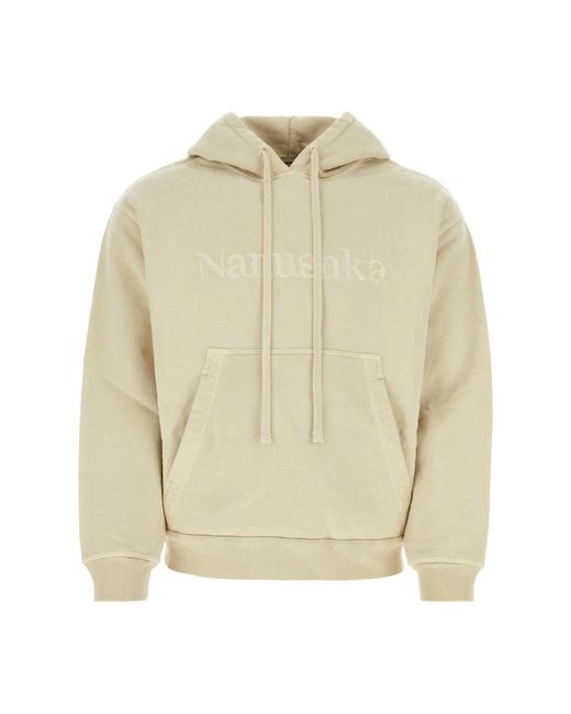 Nanushka Sand baumwoll-sweatshirt in Natural für Herren