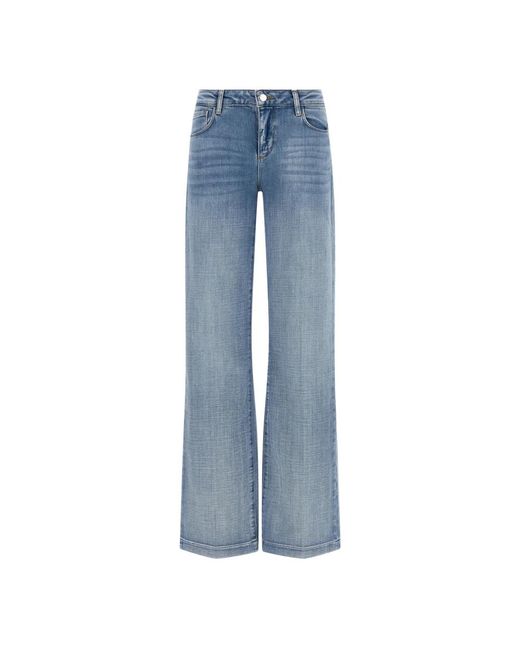 Wide Jeans L'Agence de color Blue