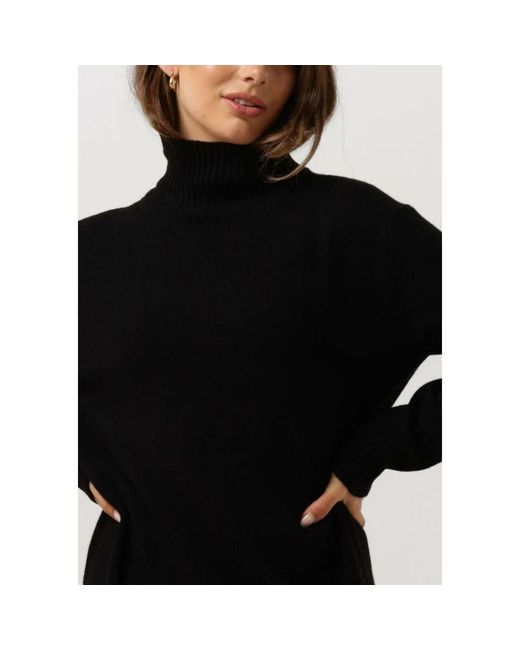 Drykorn Black Schwarzes Midi-Kleid Sastera
