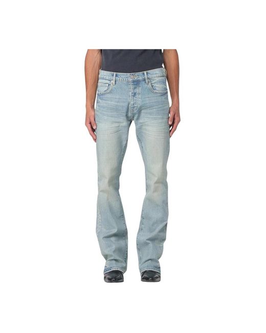 Purple Brand Blue Straight Jeans for men