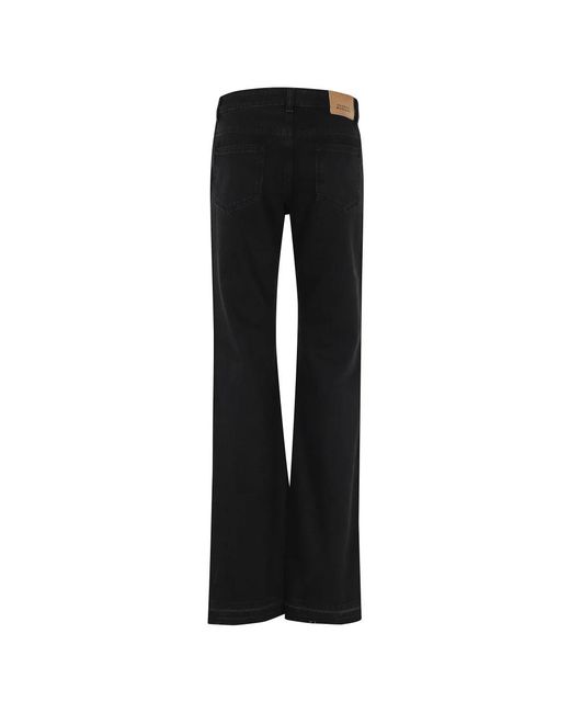 Isabel Marant Jeans ,Zwart ,Katoen Denala Katoenen Broek in het Black