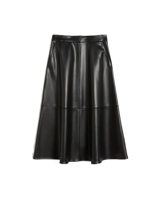 Max Mara Black Midi Skirts