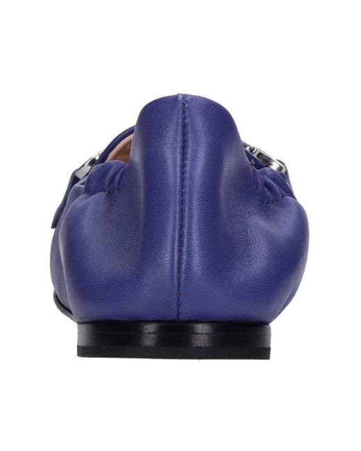Fabi Blue Ballerina Shoes