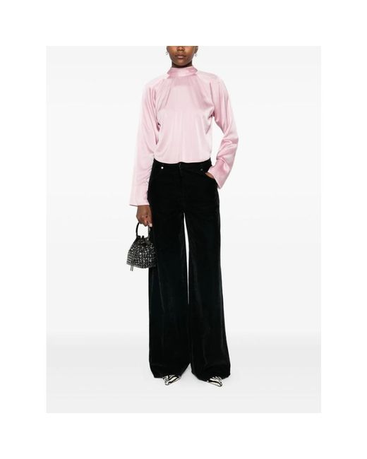 Forte_forte Black Wide Trousers