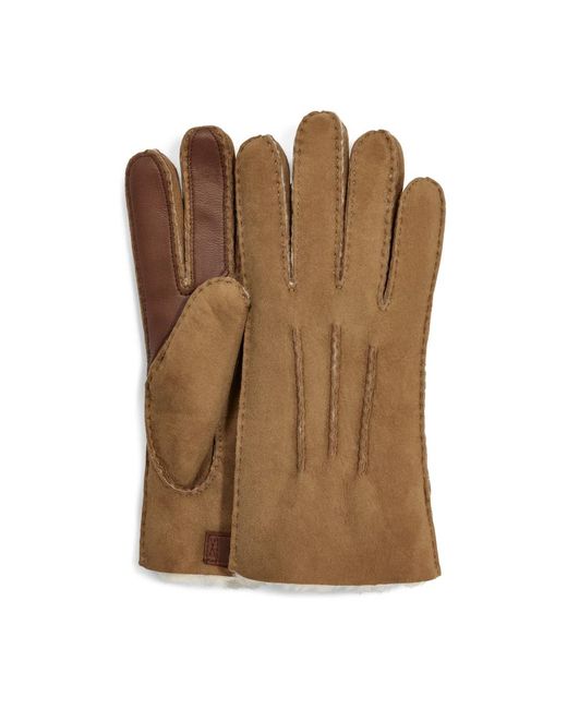 Ugg Sheepskin Tech Glove in het Brown