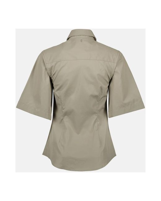 AMI Overhemden ,Grijs ,Katoen Katoenen Shirt Lente-Zomer Collectie 2025 in het Gray