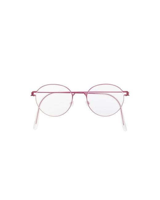 Lindberg Pink Glasses