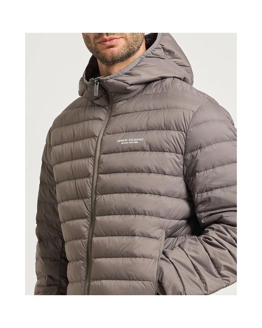 ARMANI EXCHANGE Brown Down Jackets for men