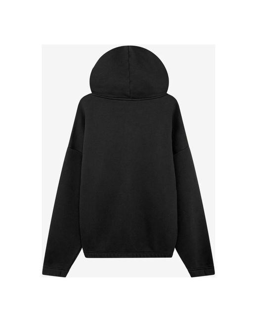 Autry Hoodies & Sweatvesten ,Zwart ,Katoen Katoenen Sweatshirt Met Logo in het Black voor heren