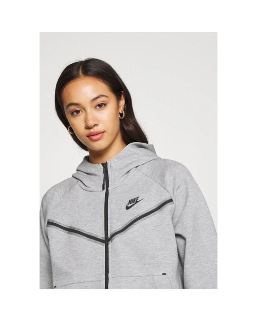 Nike Gray Tech fleece trainingsjacke