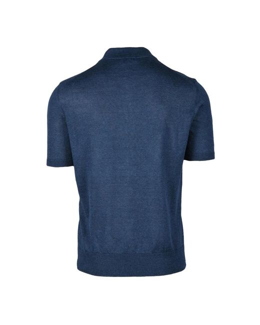 Drumohr Blue Polo Shirts for men