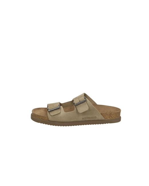 Mephisto Gray Sliders for men