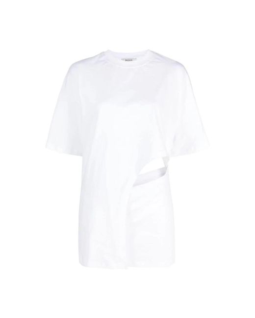 T-Shirts Gauchère de color White