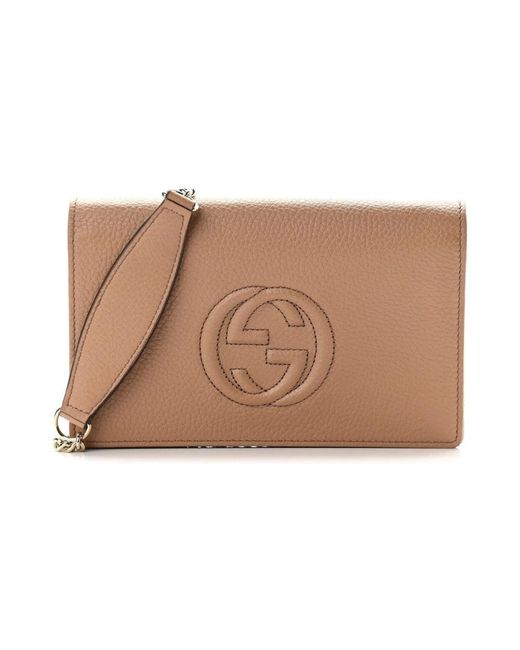 Gucci Brown Cross Body Bags