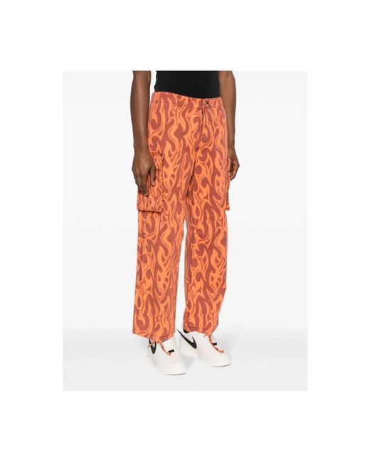 ERL Wide trousers in Orange für Herren