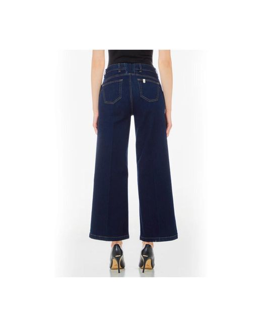 Jeans > wide jeans Liu Jo en coloris Blue